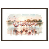 Serene Flamingo Sunrise thumbnail