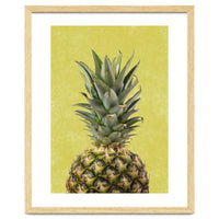 Pineapple Crown, Tropical Summer Fruit Art