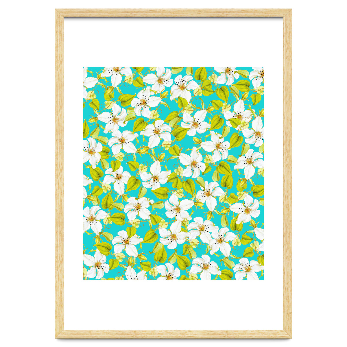 White Floral #society6 #decor #pattern