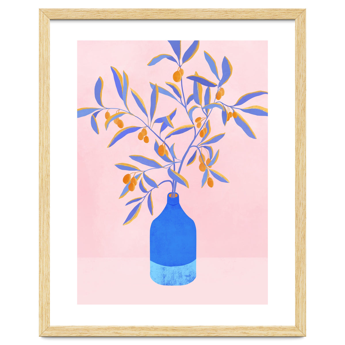 Blue Branches Still Life