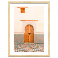 Moroccan door of the Mausoleum