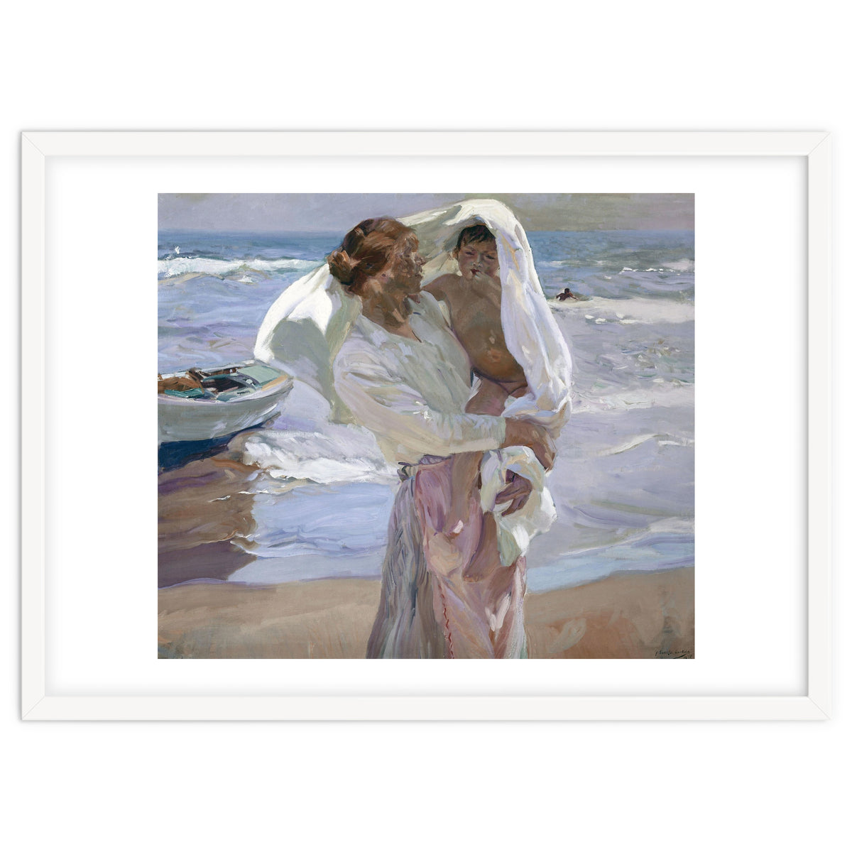 'Just Out of the Sea', 1915, Oil on canvas, 130 x 155 cm.