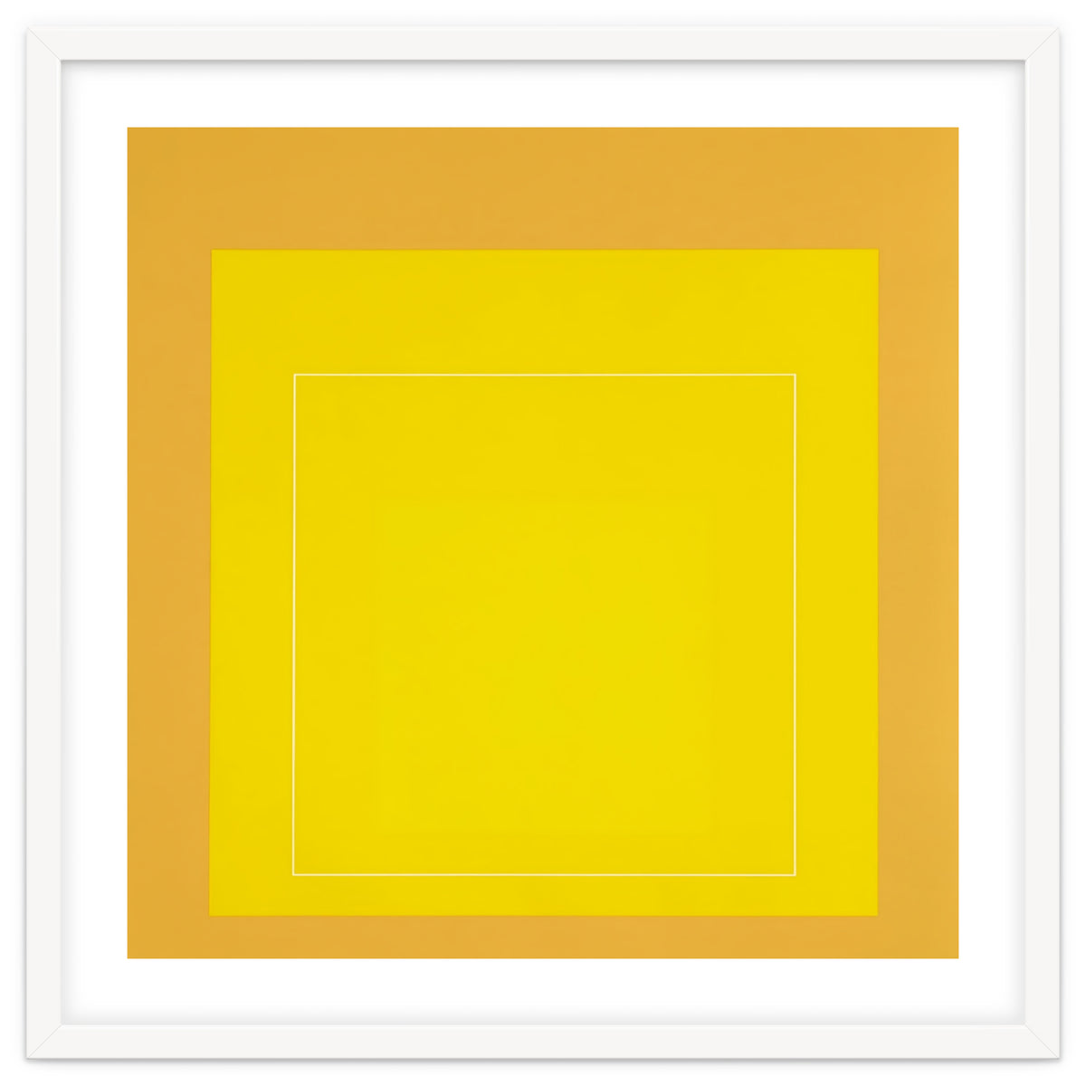 JOSEF ALBERS - HOMAGE TO THE SQUARE YELLOW