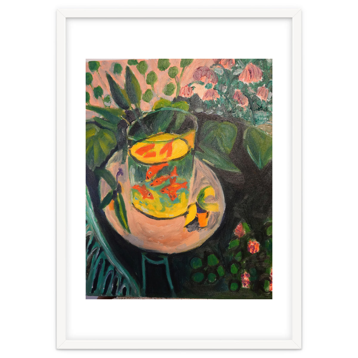 Still Life Fishes Oil Painting