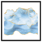 Blue & Gold Glitter Agate Texture 05 thumbnail