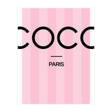 Paris Fashion Quote Art, Coco Chanel, Chic Decor (Print Only) thumbnail