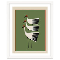 Striped Bird Trio I