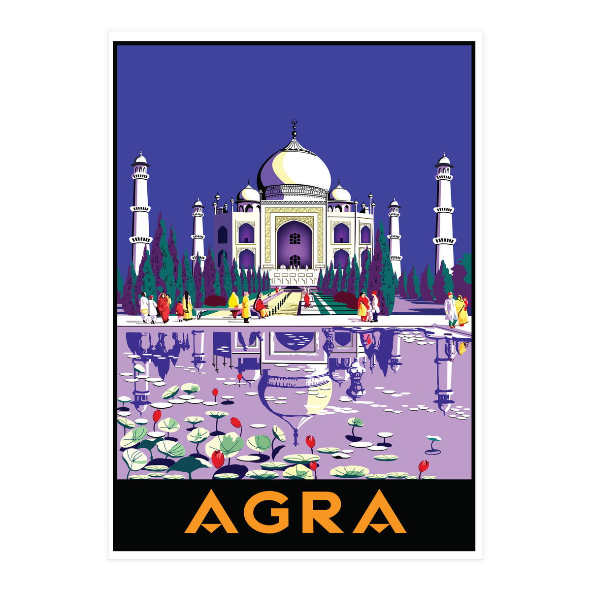Agra, Taj Mahal, India (Print Only)