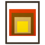Josef Albers - Red, Brown, Golden thumbnail