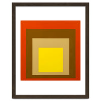 Josef Albers - Red, Brown, Golden