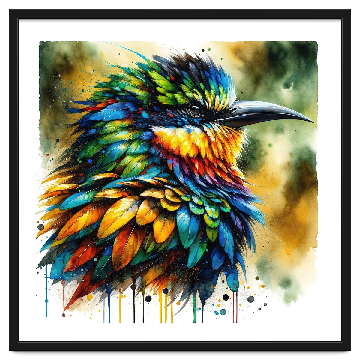 Vibrant Tropical Bird Portrait