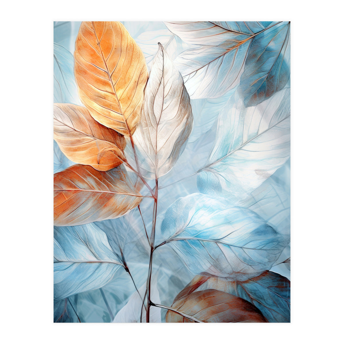 Winter leaves 3 (Print Only)