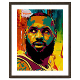 LeBron James Colorful abstract thumbnail