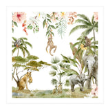 Watercolor Wild Animals Jungle  (Print Only) thumbnail