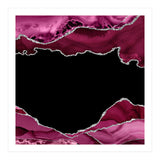 Burgundy & Silver Agate Texture 04 (Print Only) thumbnail