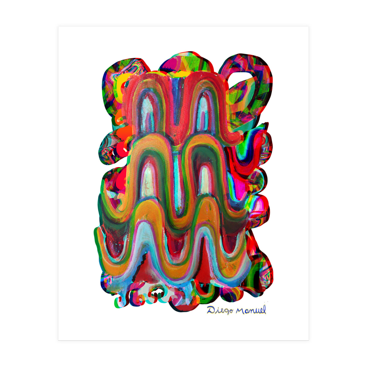 Pop Abstract Asimetrico 38 Copia (Print Only)