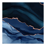 Navy & Rose Gold Agate Texture 12 (Print Only) thumbnail
