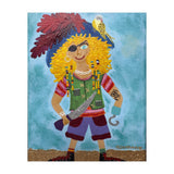Finn, the Pirate, with Cookie, his Parrot (Print Only) thumbnail