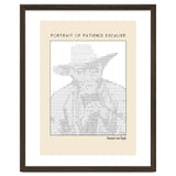 Portrait of Patience Escalier (1888) - Vincent van Gogh(ascii art) thumbnail