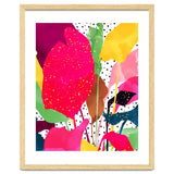 Modern Botanical, Nature Plants Tropical Jungle Garden, Eclectic Pop Of Color Glitter Gold Bohemian Graphic thumbnail