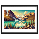 Vintage Lake Louise Banff Poster, Canada thumbnail