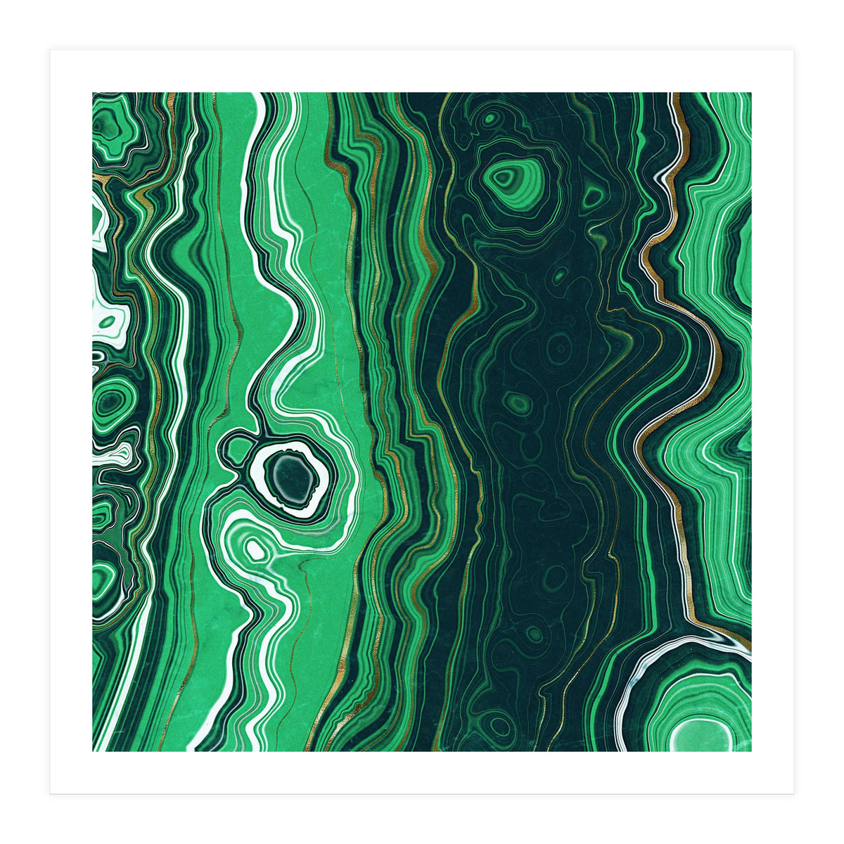 Malachite Texture 07 (Print Only)