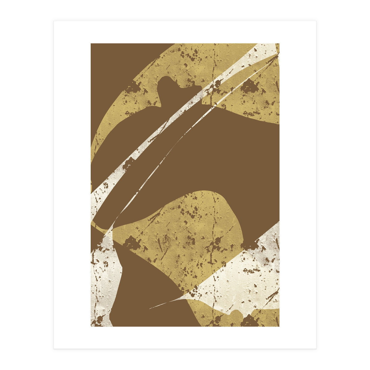 Brown Abstraction (Print Only)