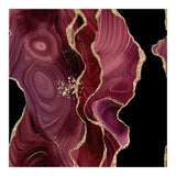 Burgundy & Gold Glitter Agate Texture 01  (Print Only) thumbnail