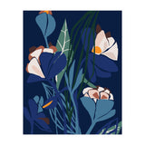 Florals At Night – Modern Illustration (Print Only) thumbnail