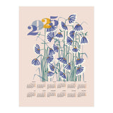 calendar 2025 pastel flowers  (Print Only) thumbnail