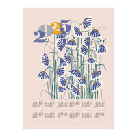 calendar 2025 pastel flowers  (Print Only)