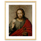Juan de Juanes / 'The Saviour', 1545-1550, Spanish School, Oil on panel, 73 cm x 49 cm, P00845. thumbnail