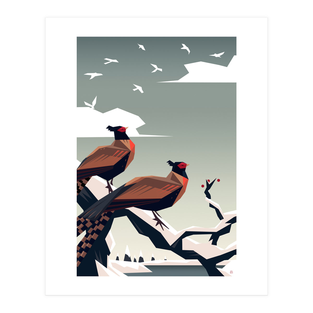 Call of the pheasants (Print Only)