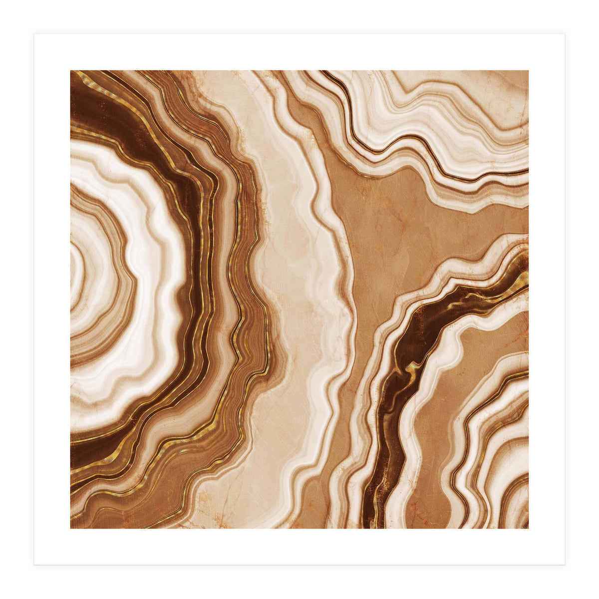 Golden Agate Texture 06 (Print Only)