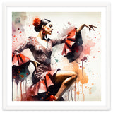 Scarlet Flamenco Side Pose thumbnail