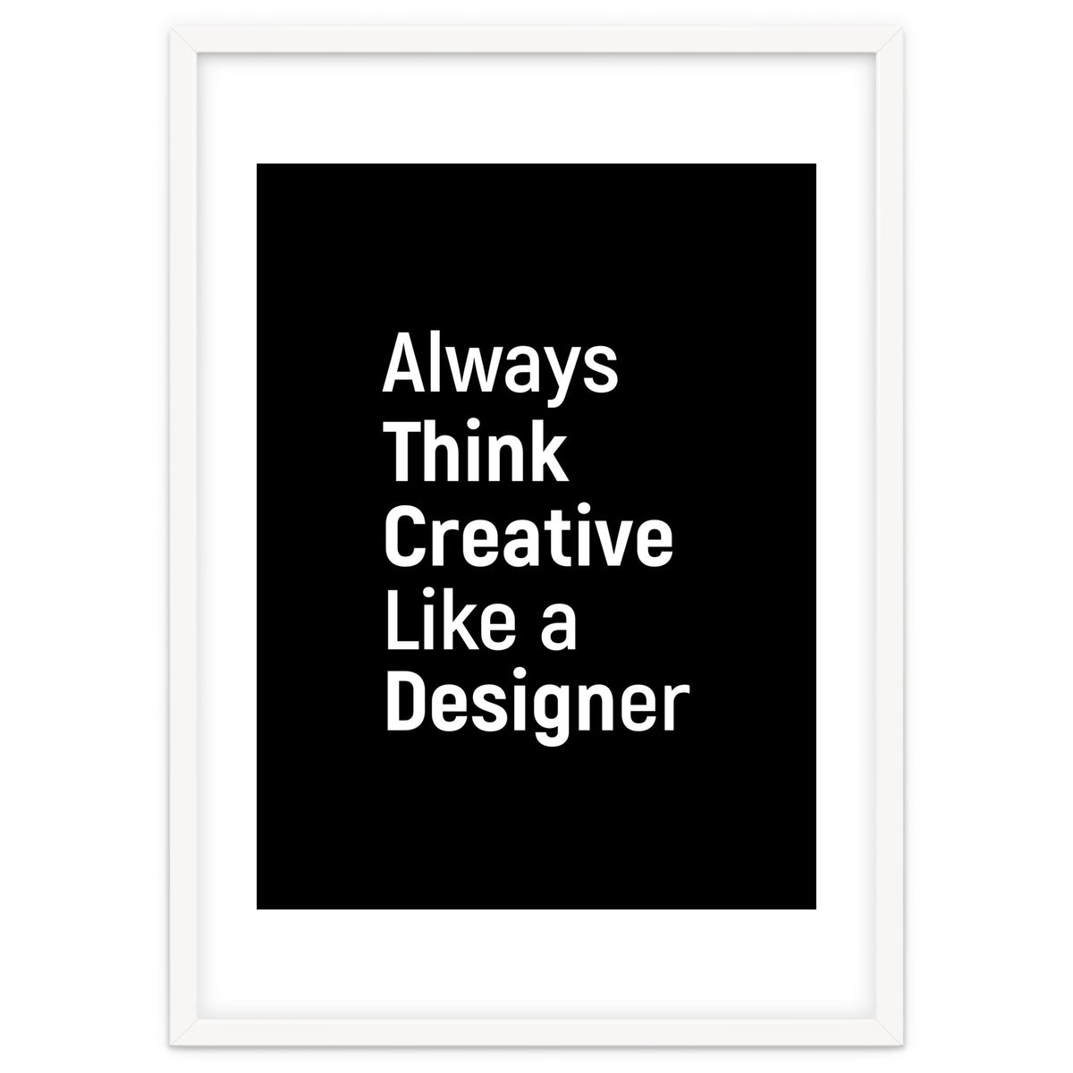 Always Think Creative Like A Designer