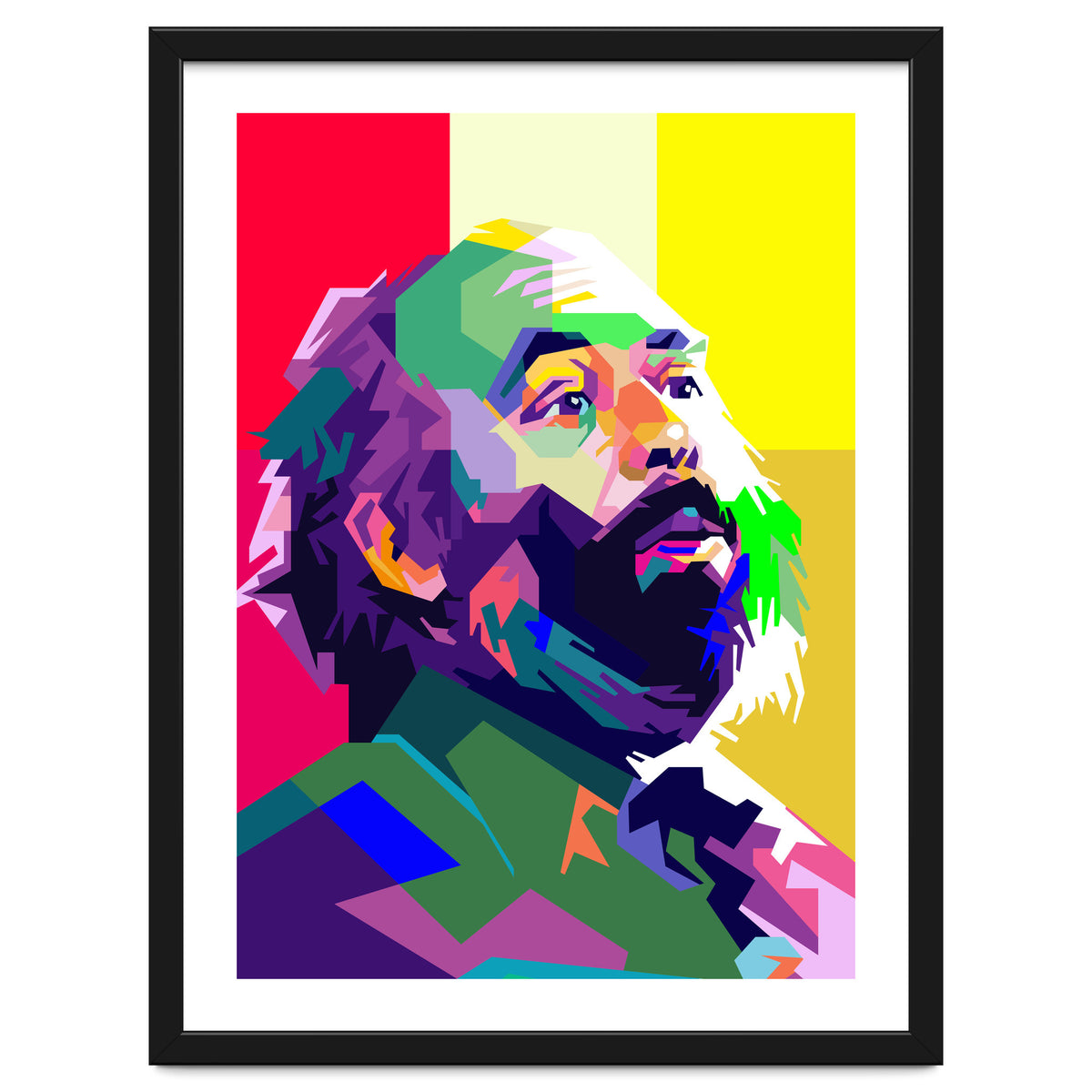 Luciano Pavarotti Opera Musical Pop Art WPAP