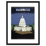Washington, White House at Night thumbnail