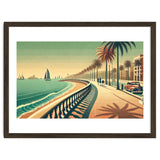 Vintage Coastal Promenade Poster thumbnail