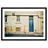 Lisbon Blue door on the street thumbnail