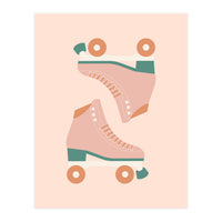 Blush Green Retro Rollers Skate (Print Only)