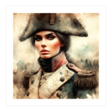 Napoleonic Officer Woman Portrait (Print Only) thumbnail