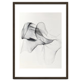 Abstract Black And White Flowing Lines Art thumbnail