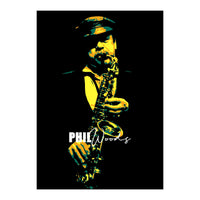 Phil Woods American Jazz Saxophonist Legend (Print Only)