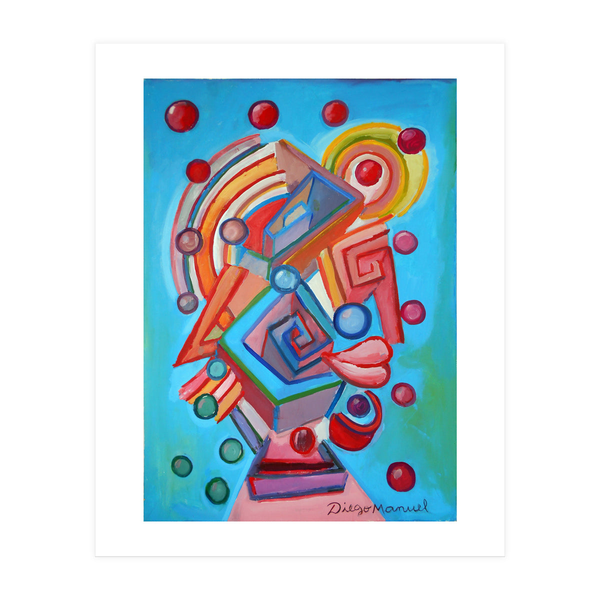 Retrato Cubista (Print Only)