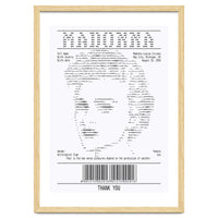 Receipt Art Madonna