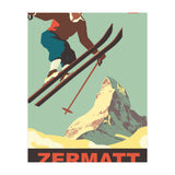 Ski Jump on Zermatt, Switzerland (Print Only) thumbnail