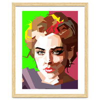 Sharon Stone Actress Movie Retro Illustration