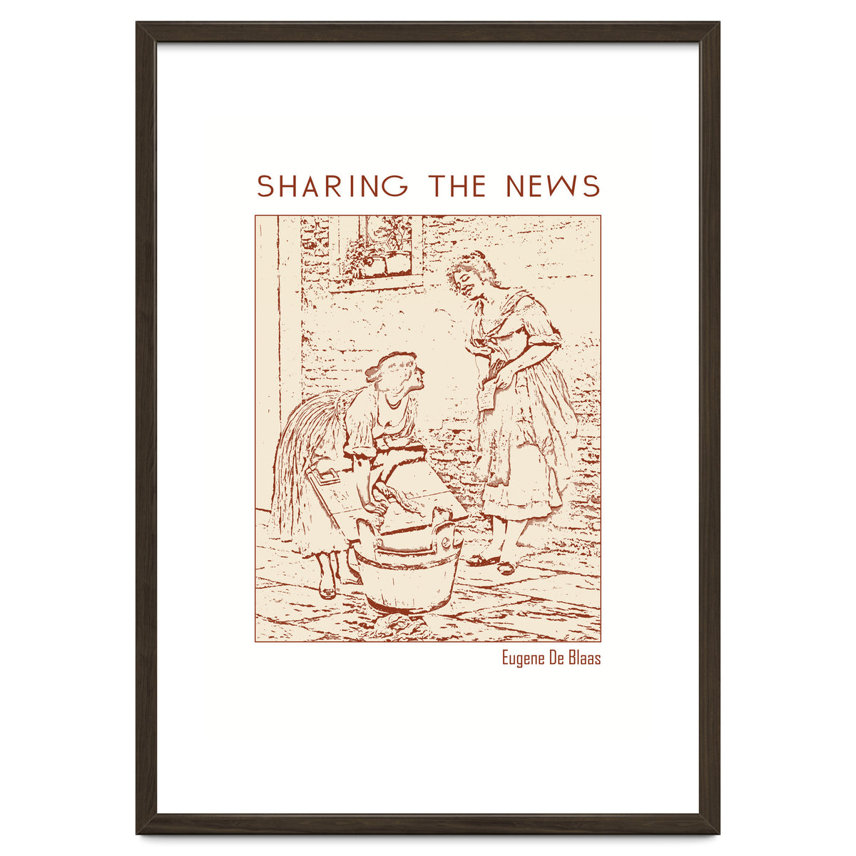Sharing The News – Eugene De Blaas