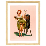 Sexy Pinup Woman On Photo Session thumbnail